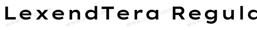 LexendTera Regular字体转换 LexendTera Regular字体转换